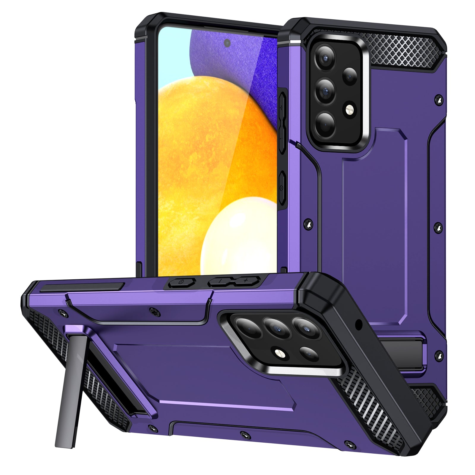 For Samsung Galaxy A52 4G 5G A52s 5G Bump Proof Kickstand Case TPU PC Dual Layer Protection Phone Cover For Samsung Galaxy A52 4G 5G A52s 5G Bump Proof Kickstand Case TPU PC Dual Layer Protection Phone Cover